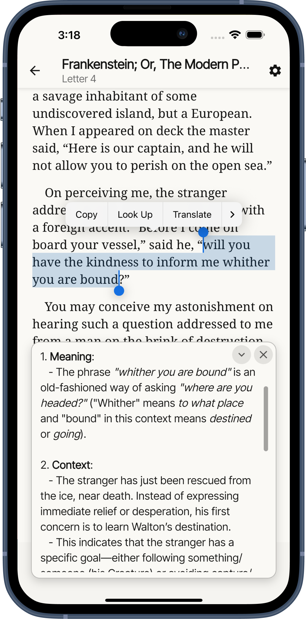Understand any book easily.